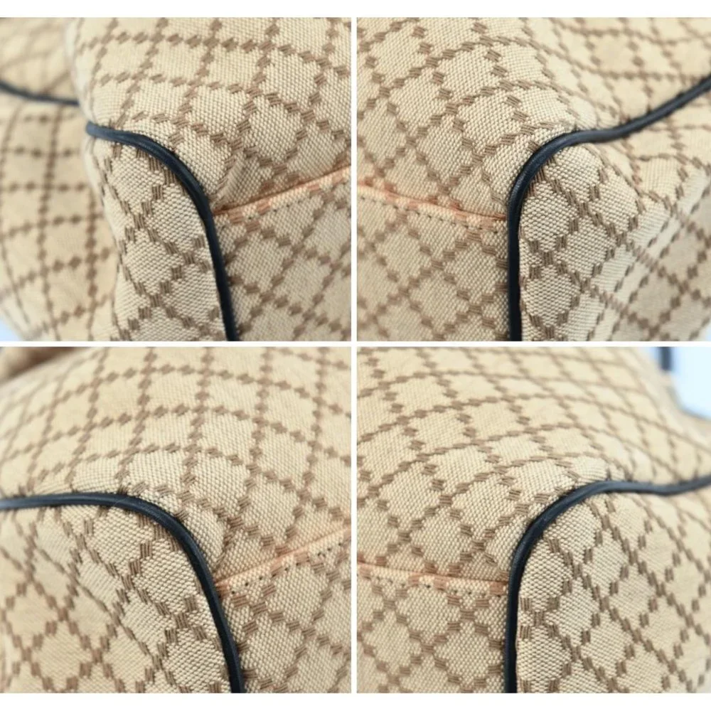 Auth Gucci Sukey Tote Bag Brown Canvas #44960G30B - Picture 10 of 12